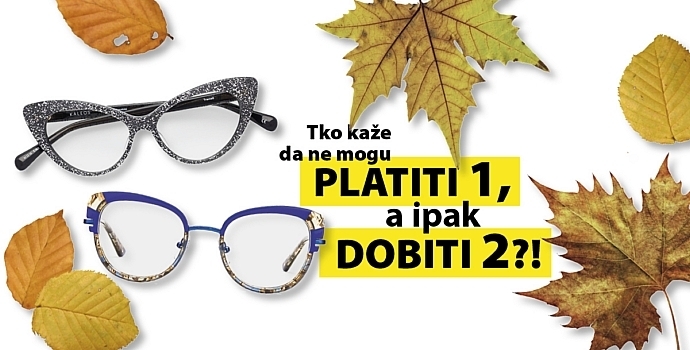 Kuponi za naočale, naočalne leće i okvire