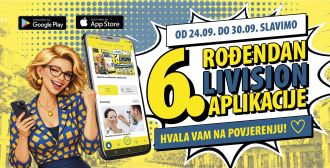 LIVISION APLIKACIJA SLAVI 6. ROĐENDAN! 🎂🎉